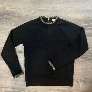J Crew sweatshirt with Ruffle detail